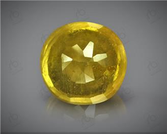 Natural Heated & Treated Yellow Sapphire Certified 4.56 (CTS) ( 62918 ) (D)